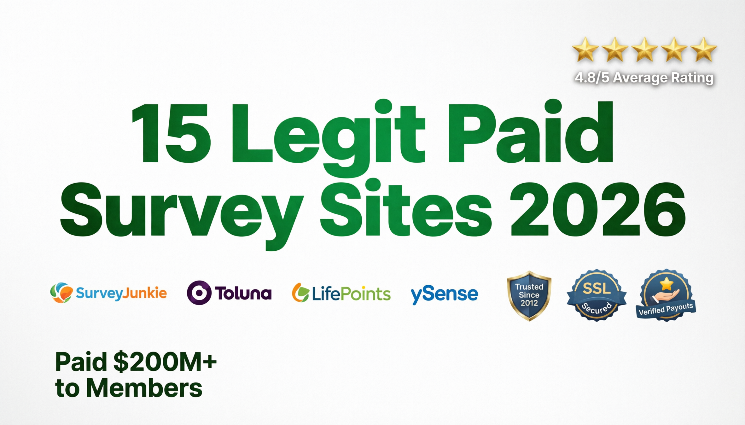 Best Paid Surveys 2026 - Earn Money Online With Surveys